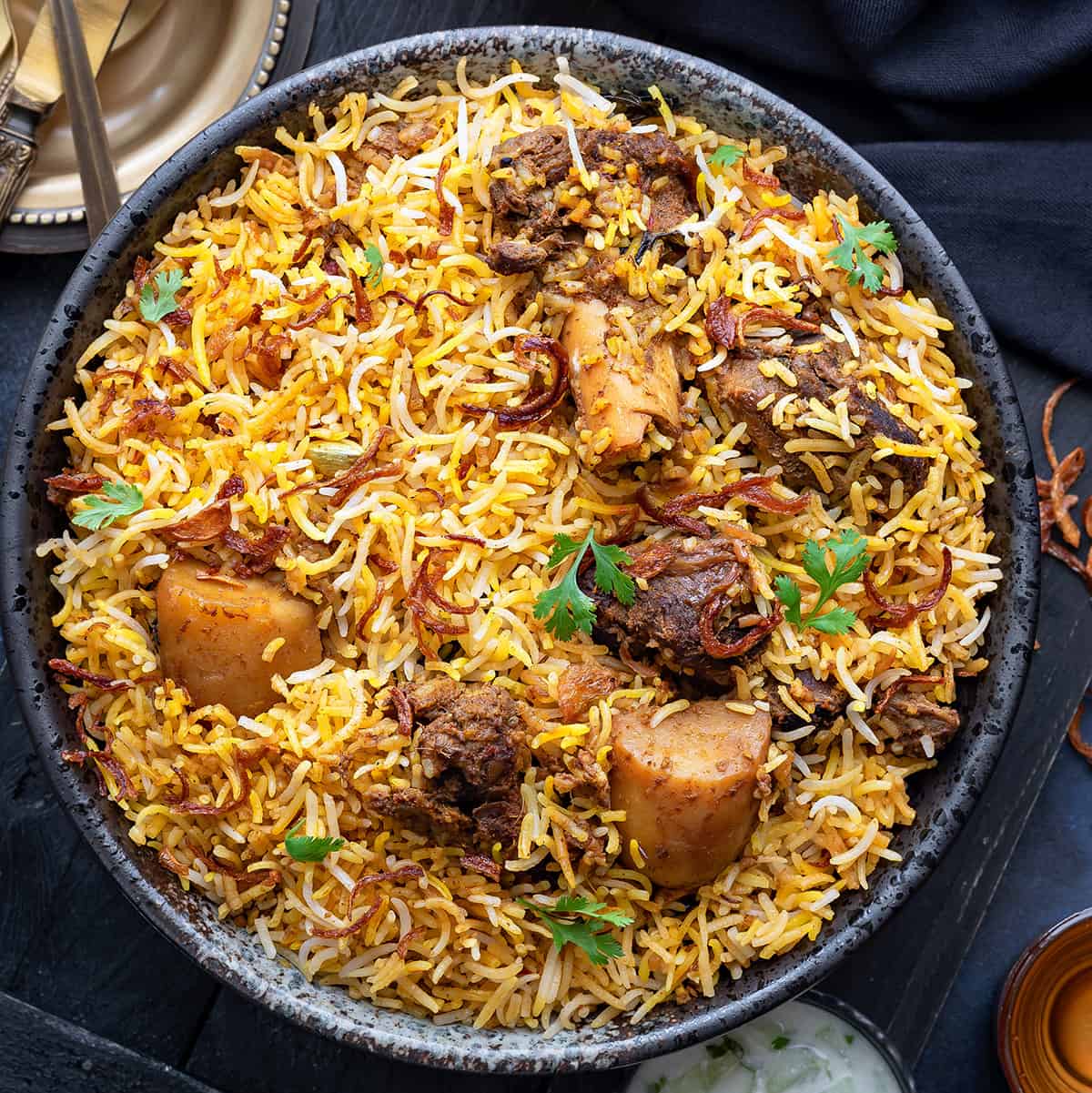 Goat Biryani (Bone In)