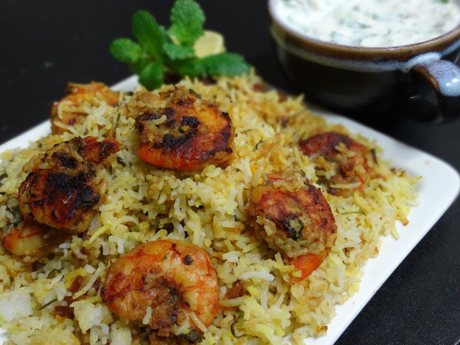 Calcutta Biryani (Shrimp)